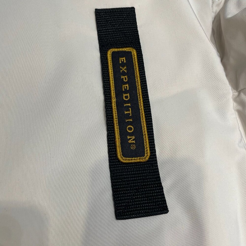 Canada Goose Beige Fur Trim Hooded Parka Jacket for Men, Full Zip, Size S - Picture 15 of 15